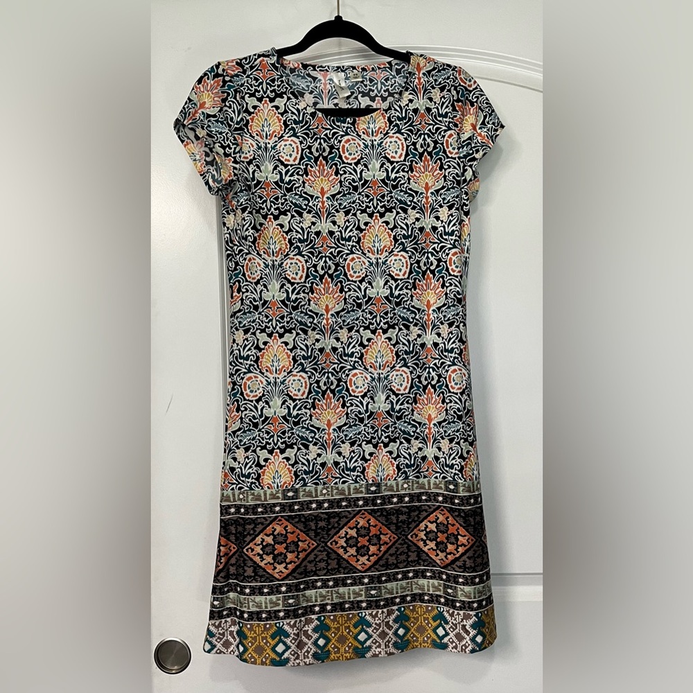 Bright Colorful Summer Office Dress